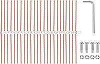 Vista 8 de THTEN SF-080 - Juego de 18 cuchillas para recortar césped compatible con Black & Decker GH3000 LST540 GH3000R LST540B