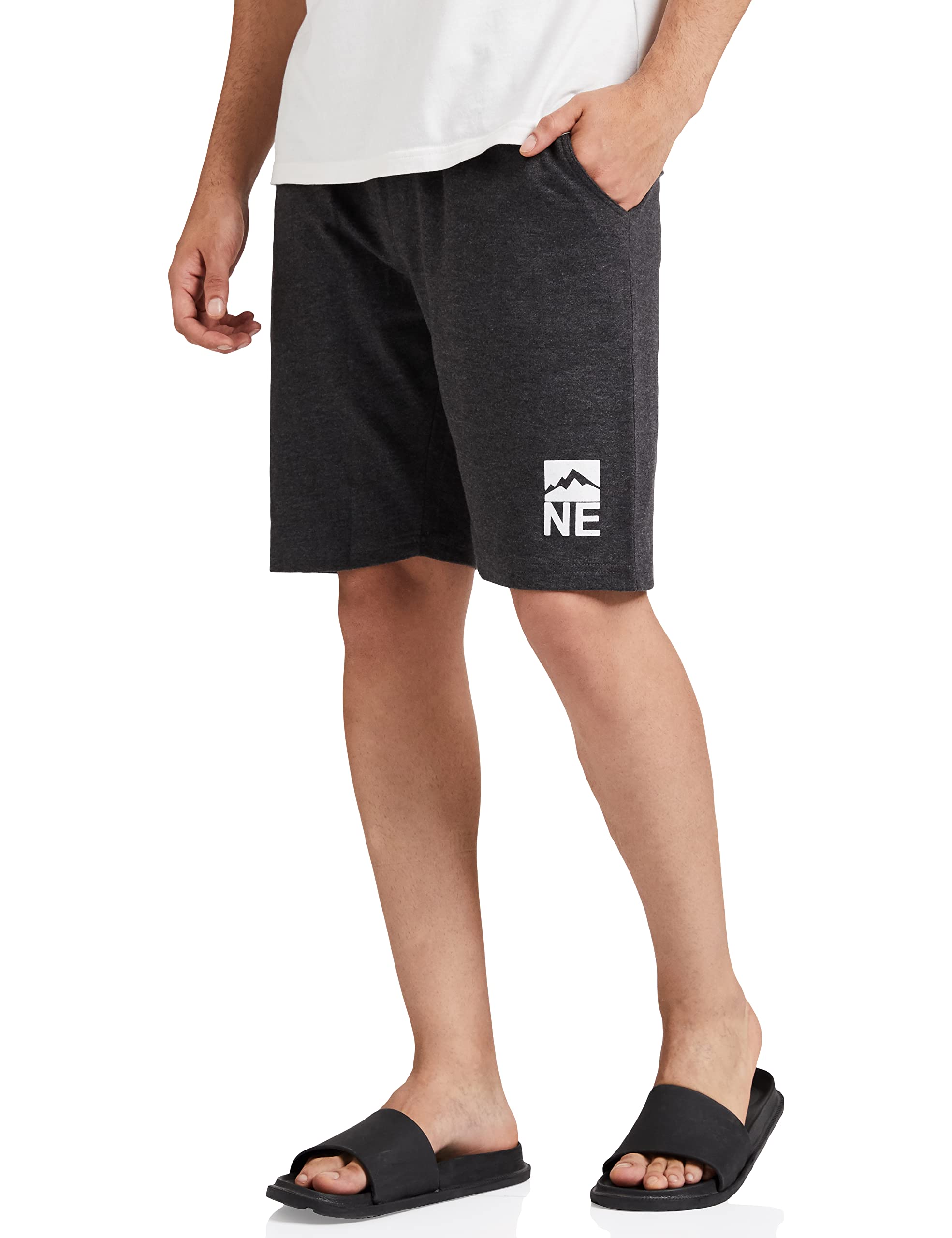 Men's Cotton Rich Strechable Knit Terry Shorts - Regular Fit