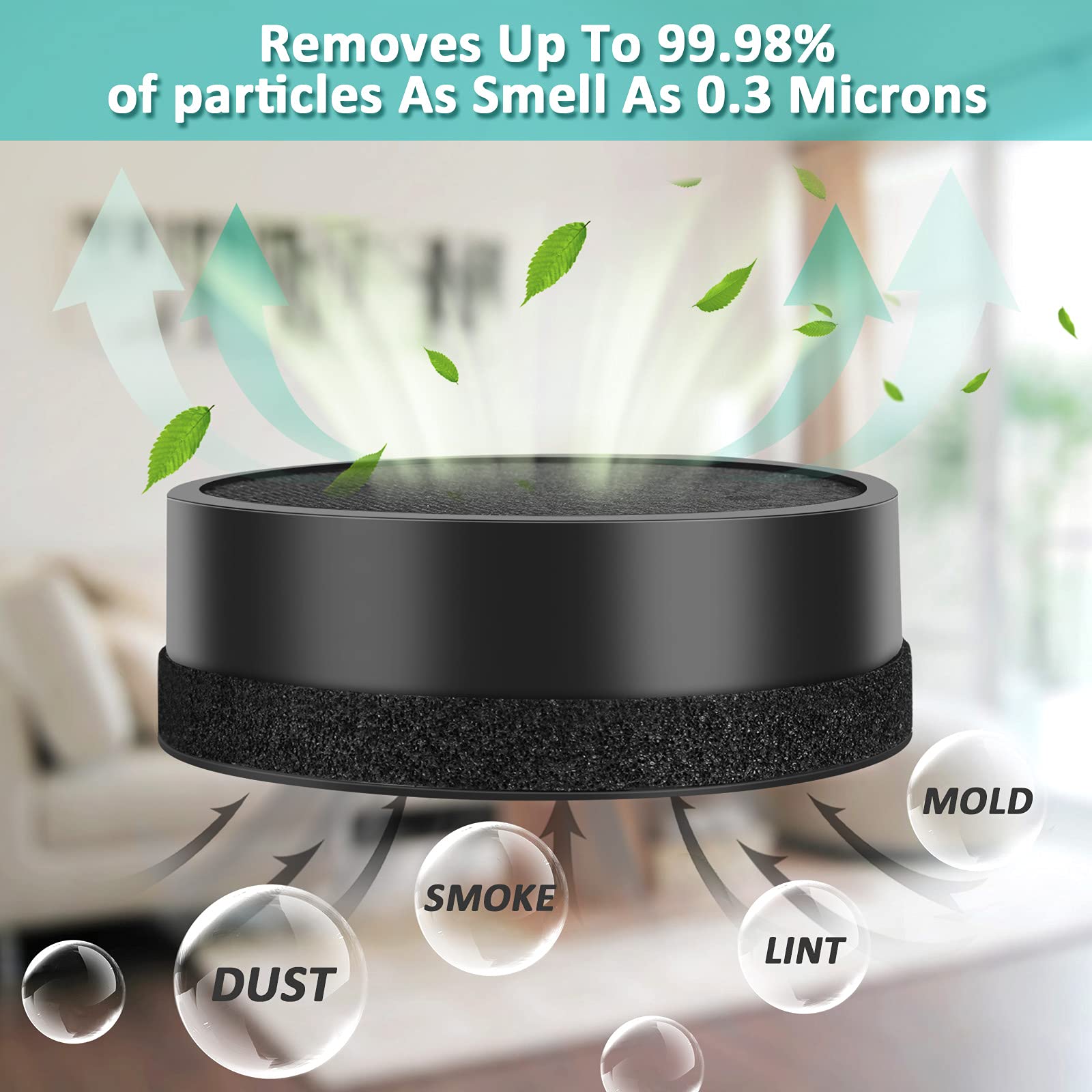 VIEWALL LV-H132 True HEPA Replacement Filter Compatible with Levoit LV-H132 Air Purifier, Part # LV-H132-RF, 2-Pack