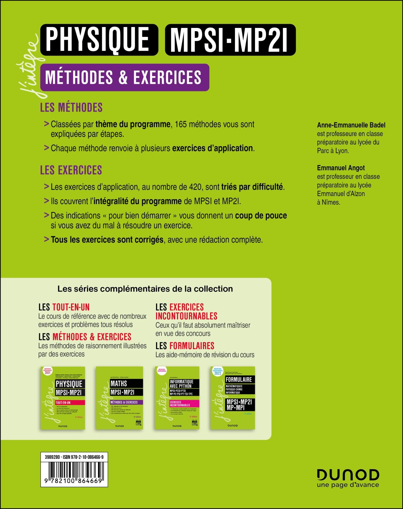 Physique Méthodes et Exercices MPSI-MP2I - 4e éd.
