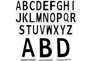 78 PCS Daily Replacements For 4 Inches Sidewalk Signs Plastic Letters