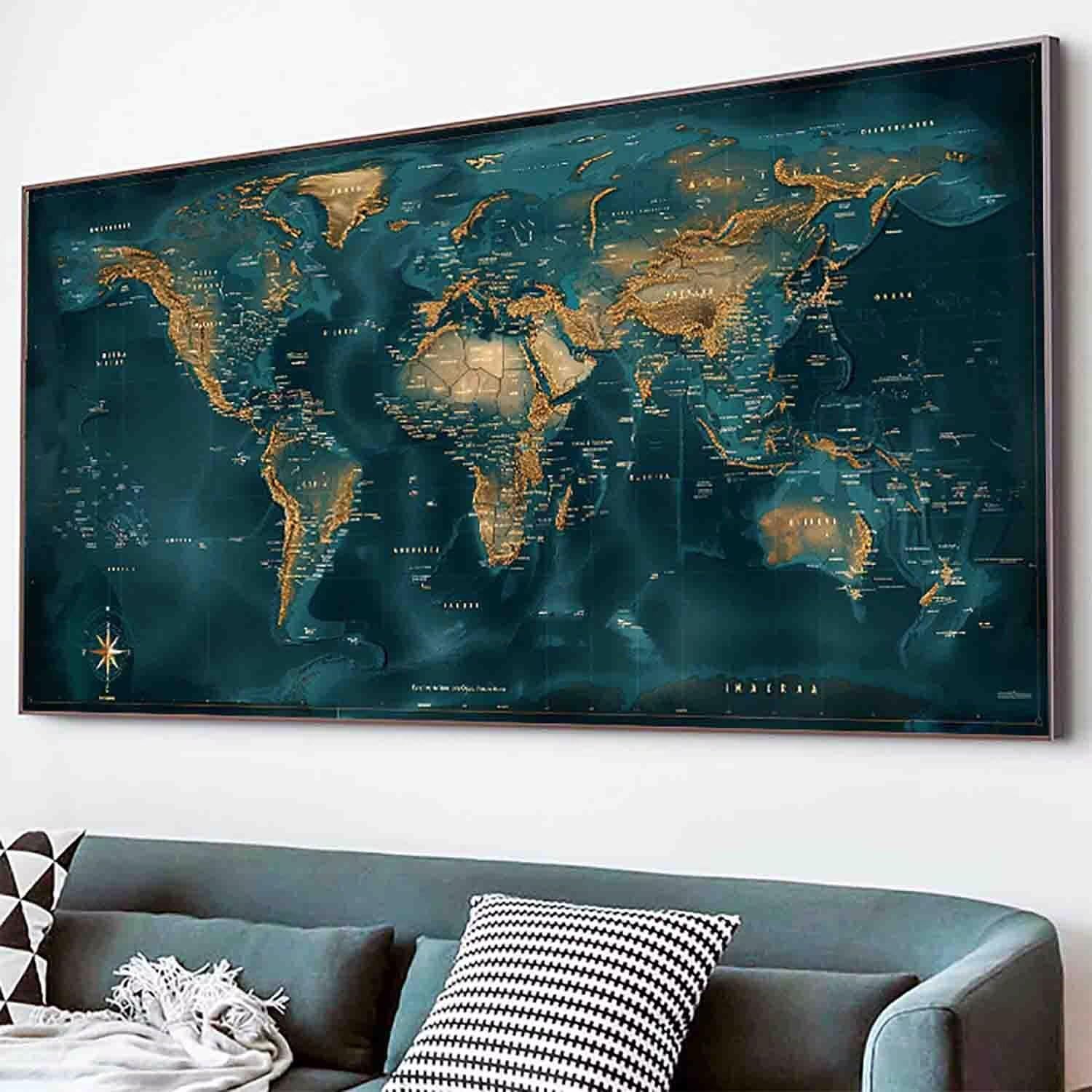 Amazon.co.jp: ダイヤモンドアート 世界地図 ダイヤモンドアート