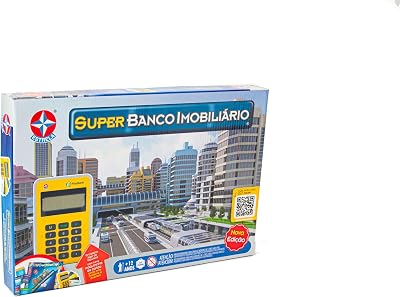 Jogo Super Banco Imobiliário Brinquedos Estrela, Multicores