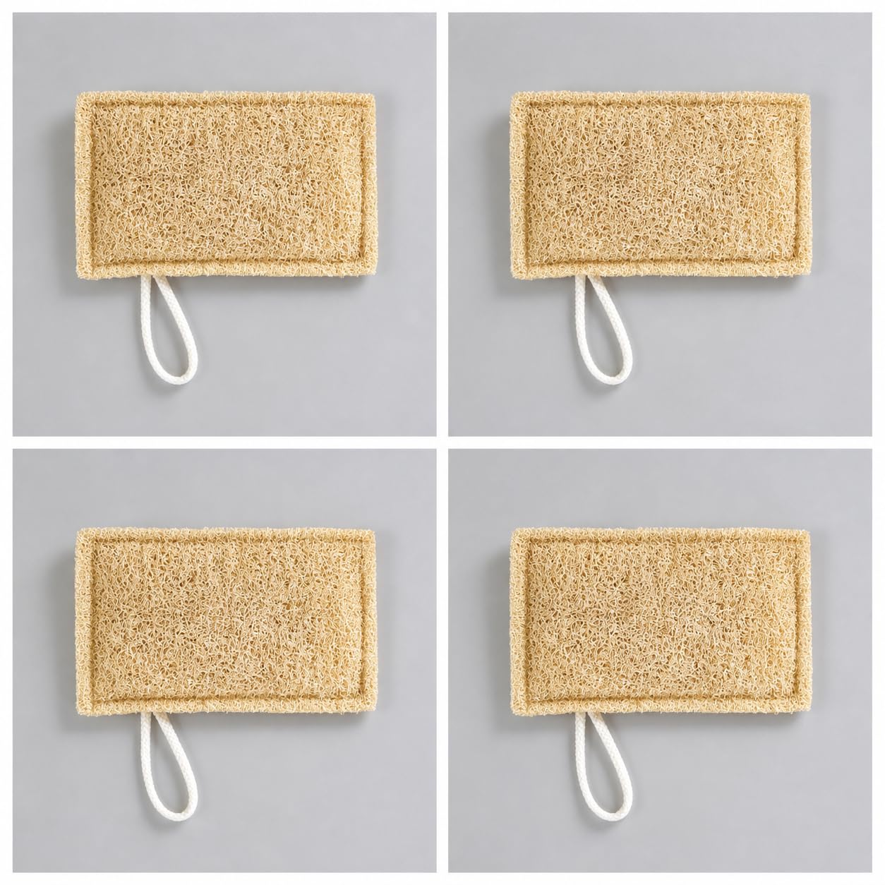 Shriyansh TradeNova Loofah Scrubber rectangular shape (3.5×5.5 inch)-image-35