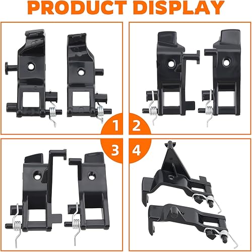 Miniatura 4 de Abrazadera de cierre lateral derecho para consola central Mercedes-Benz W166 W292 X166 GL