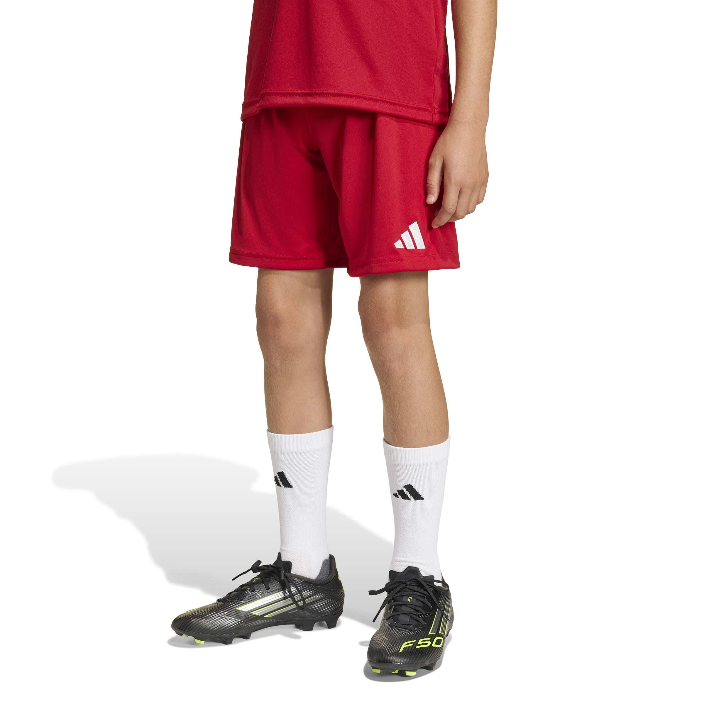 adidas Unisex Kids Entrada26 Kids Shorts, Team Power red 2/White, 13-14 Years