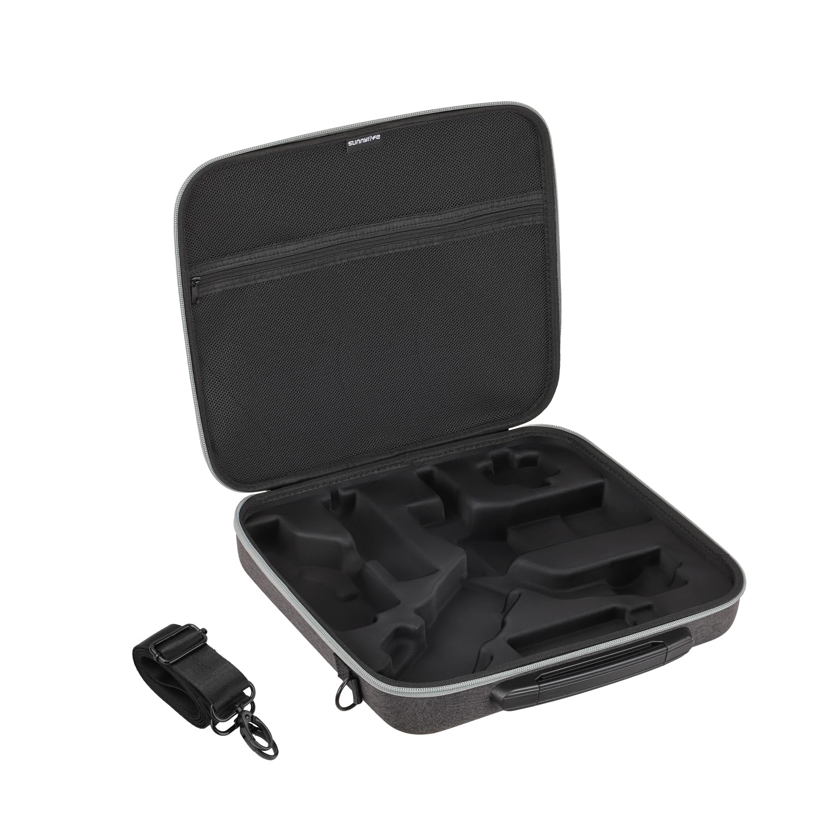RC GearPro Sac de transport portable pour DJI RS 4 Mini, rigide, pour voyage, compatible avec DJI Ronin RS4 Mini stabilisateur de cardan 3 axes, gris