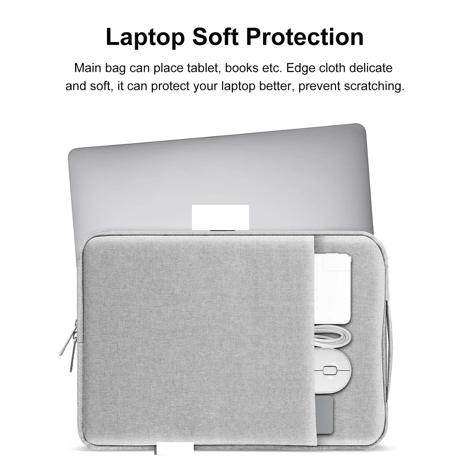 Funda Impermeable for Ordenador portátil, Bolso y asa for de 15-16,7 Pulgadas, 14-15, 12,5-13,5 para Ordenador