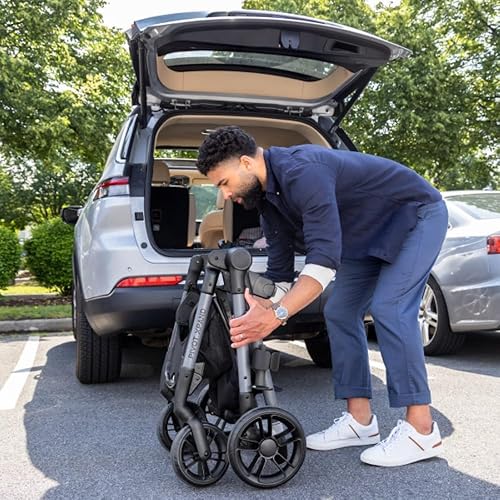 Miniatura 14 de Evenflo Pivot Xpand - Sistema de viaje modular con asiento infantil LiteMax para automóvil (Ayrshire negro)