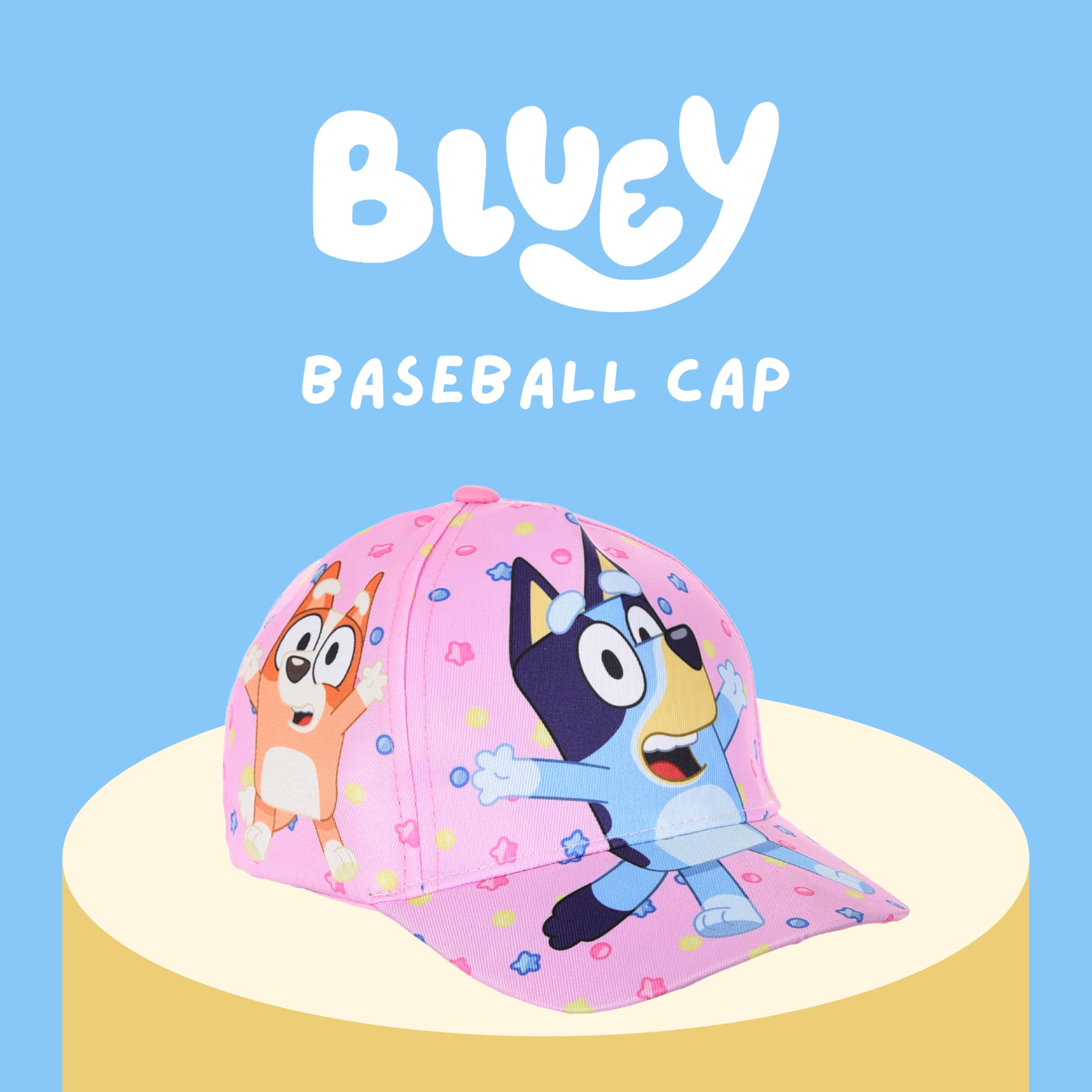 Bluey Gorro para Niños, Clasica Gorra de Beisbol, Gorra Bingo Coco Chloe, Regalo para Niños y Niñas