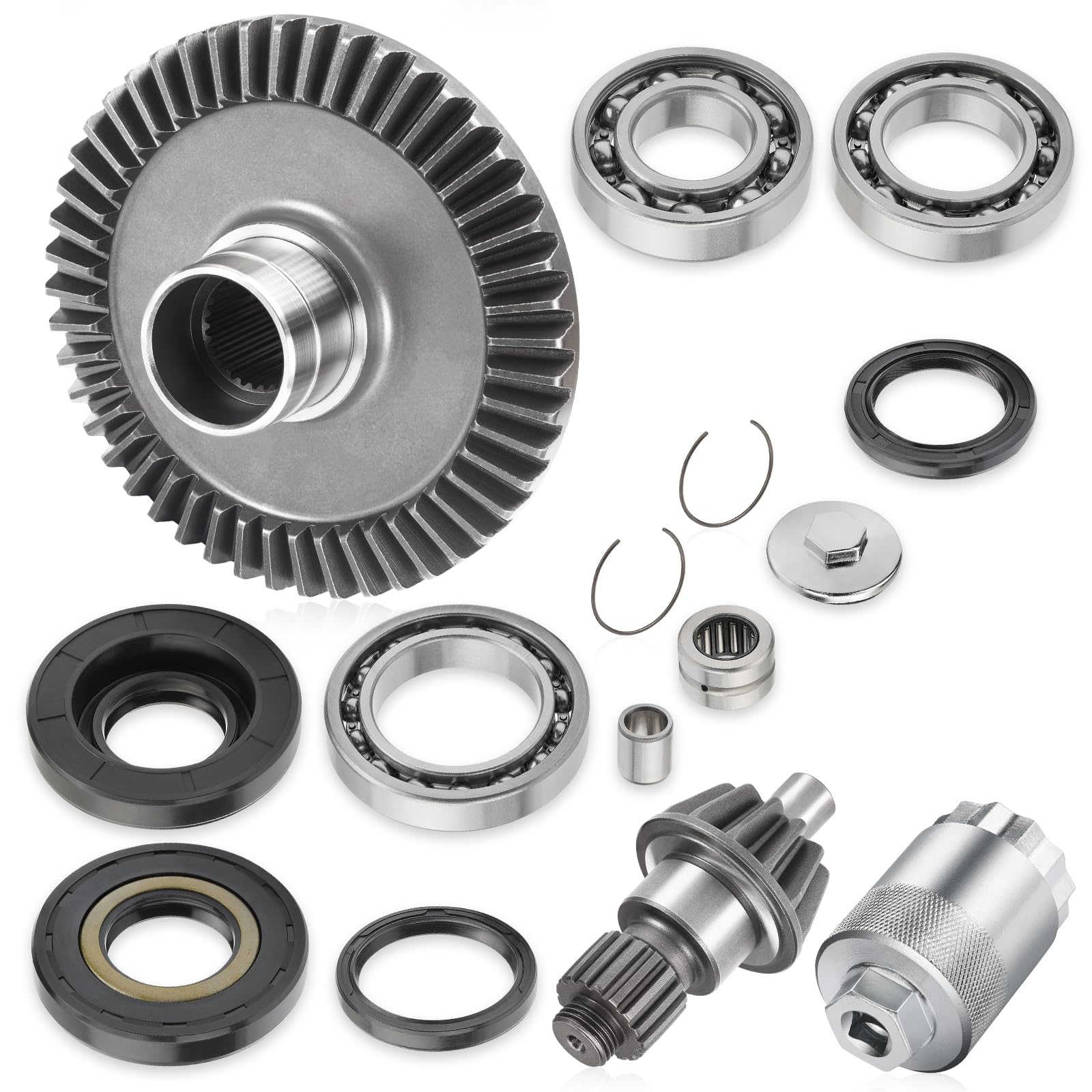 Kit De Extremos De Barra De Dirección Izquierda Y Derecha Para Honda Rancher 350 TRX350 2000-2006 - Incluye Tuercas Y Pasadores