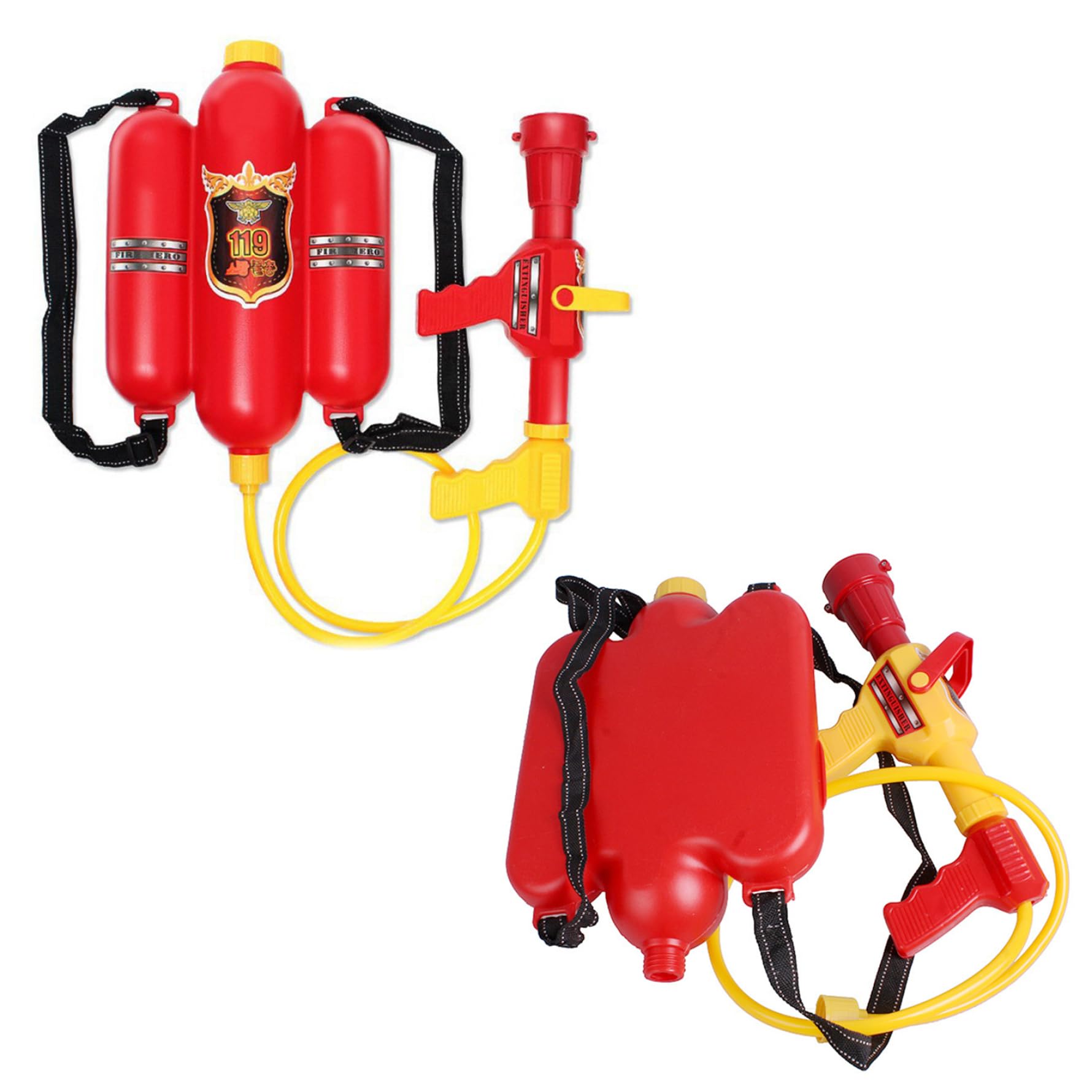 Zaino per pompiere Giocattolo ad acqua Pistola ad acqua estiva Giocattoli Pistola Carro armato giocattolo da esterno, spruzzatore con serbatoio per zaino per bomboniere per feste di compleanno Piscin