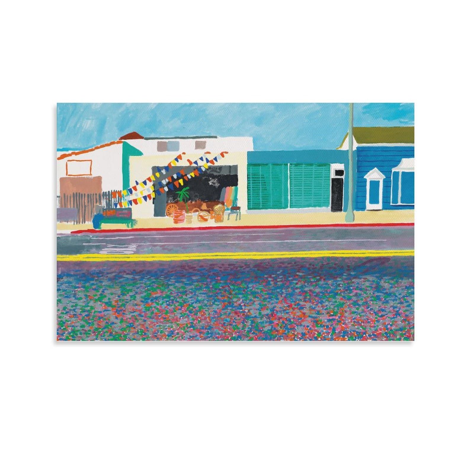 アートポスター デイヴィッド・ホックニー エキシビジョンポスター Amazon.co.jp: David Hockney ポスター 有名なデビッド