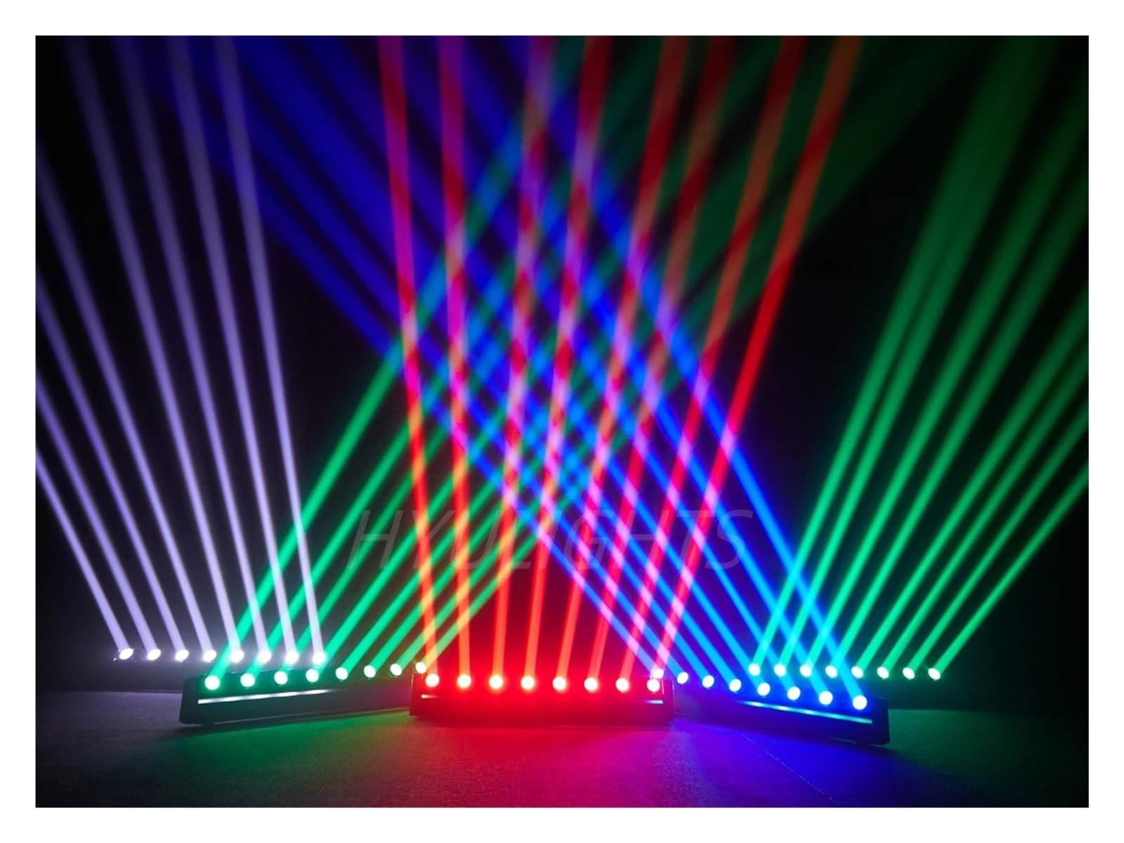 Luz Bañadora de Pared, Barra de luces LED RGBW 4 en 1 8 x 12 W con cabezal móvil DMX512 for DJ, discotecas, fiestas, clubes nocturnos, eventos, espectáculos y efectos escenario