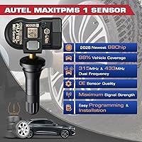 Vista 2 de Autel TPMS MX Sensor 315 433Mhz 2 en 1 Sensores de llantas, nivel OE, Press-Release universal, 100% programable por TPMS Tool TS408S TS501 PRO