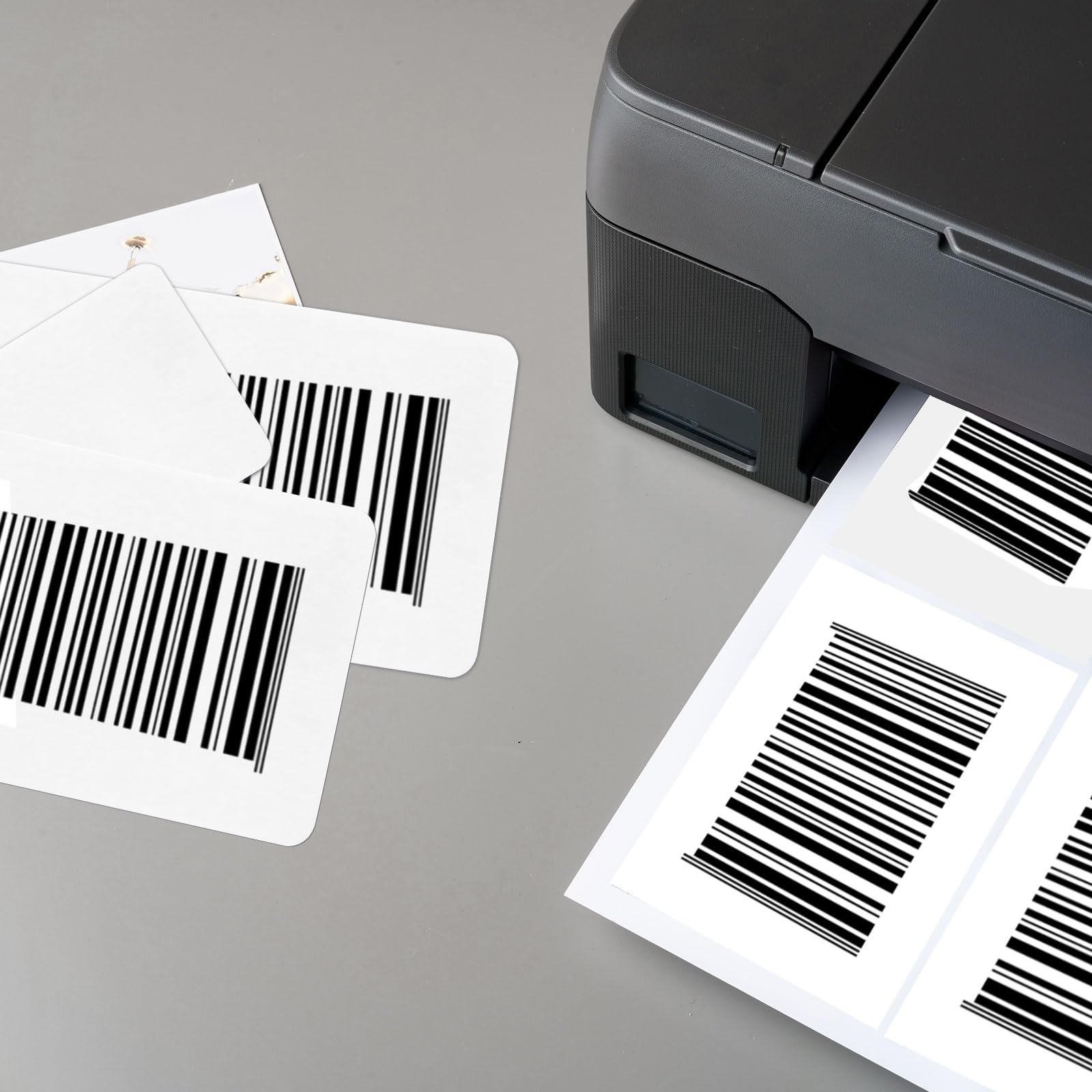 QUARKZMAN 500 Fogli Etichetta a Barre 4 x 2.5 pollici Etichette Stampabili per Stampanti Laser e Inkjet Etichette Indirizzo per Spedizioni per Cartelle Buste, 8 Per Pagina, 4000 Etichette