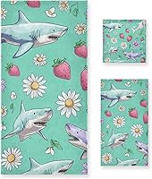 Vista 11 de Aztec Pattern5 - Juego de toallas decorativas para baño, juego de toallas de baño de microfibra absorbente, toallas de playa elegantes