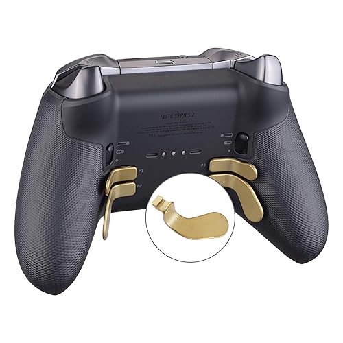 Vista 57 de eXtremeRate Elite - Palas de control intercambiables para Xbox Elite Series 2 y 1, piezas de repuesto, accesorios de metal de acero inoxidable
