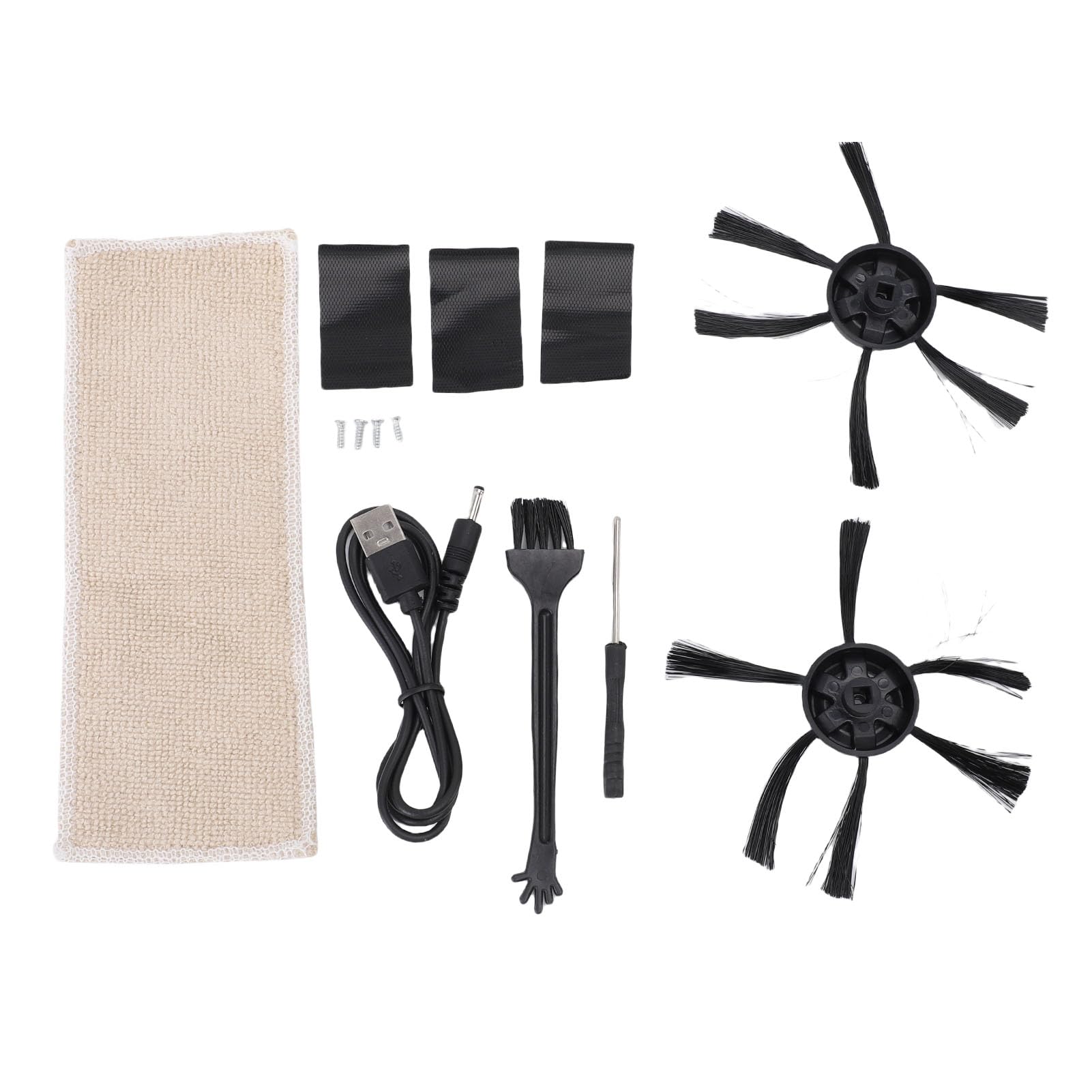 Combo Robot Aspirapolvere 3 in 1 per Pulizia Super Lunga per di Animali Domestici, Pavimenti Duri, Tappeti, Pulitore Intelligente Ricaricabile Tramite USB per Tutte le Stanze