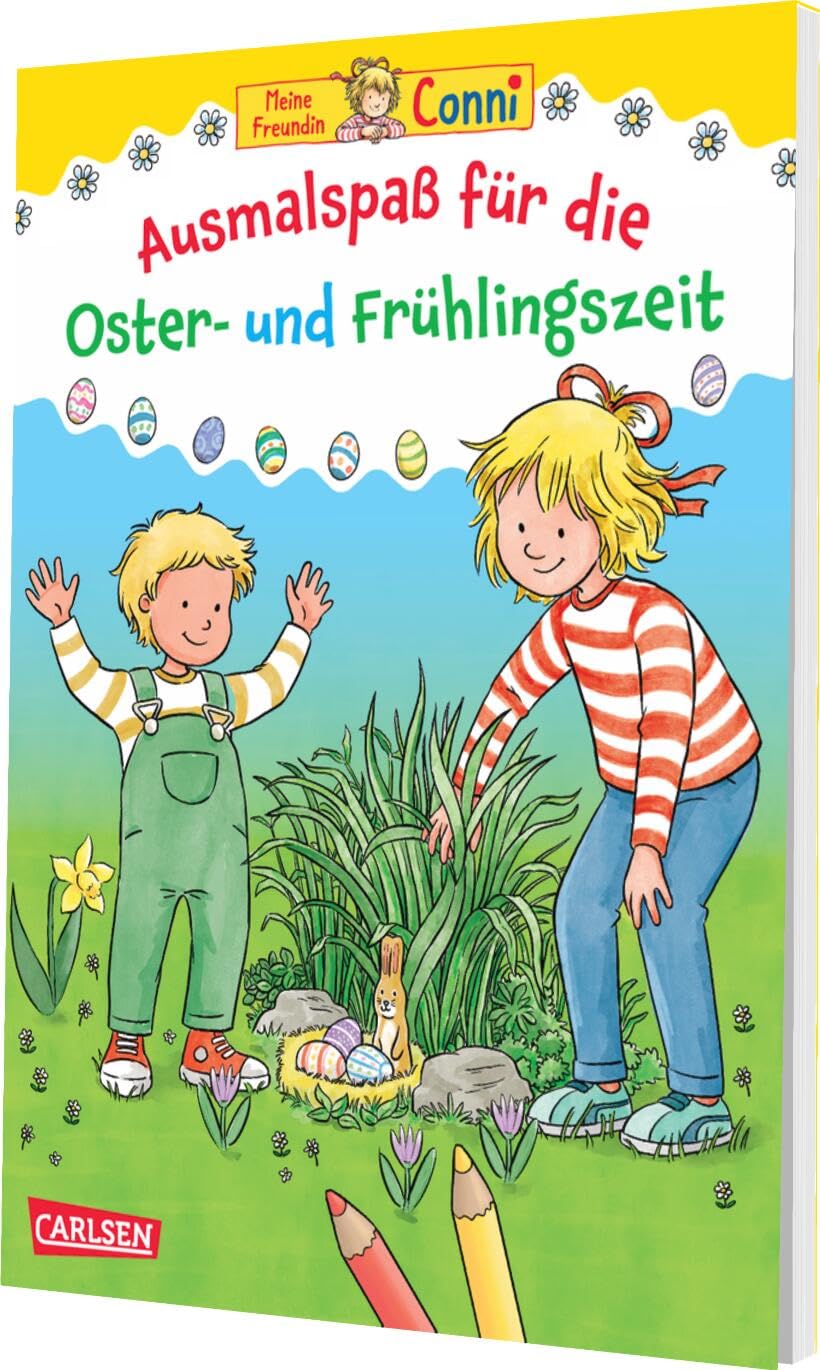 Conni Gelbe Reihe (Beschäftigungsbuch): Ausmalspaß für die Oster- und Frühlingszeit