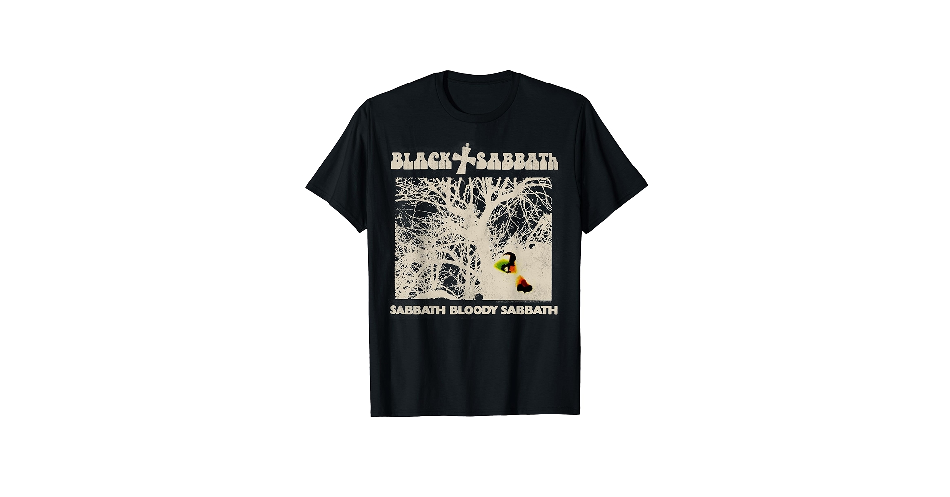 Amazon | ブラックサバス公式ヴィンテージネガティブ Tシャツ | T