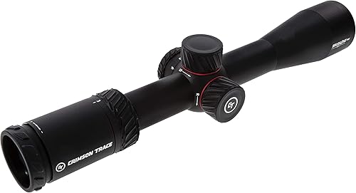 Miniatura 50 de Crimson Trace Brushline Pro Riflescope con construcción sólida ligera, tapas de alcance y paño para lentes para caza, tiro y exteriores