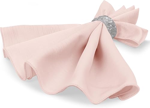 Miniatura 98 de Ultimate Textile -1 docena - Reversible Shantung Satin - Majestic - Servilletas de tela Majestic de 17 x 17 pulgadas color azul pizarra