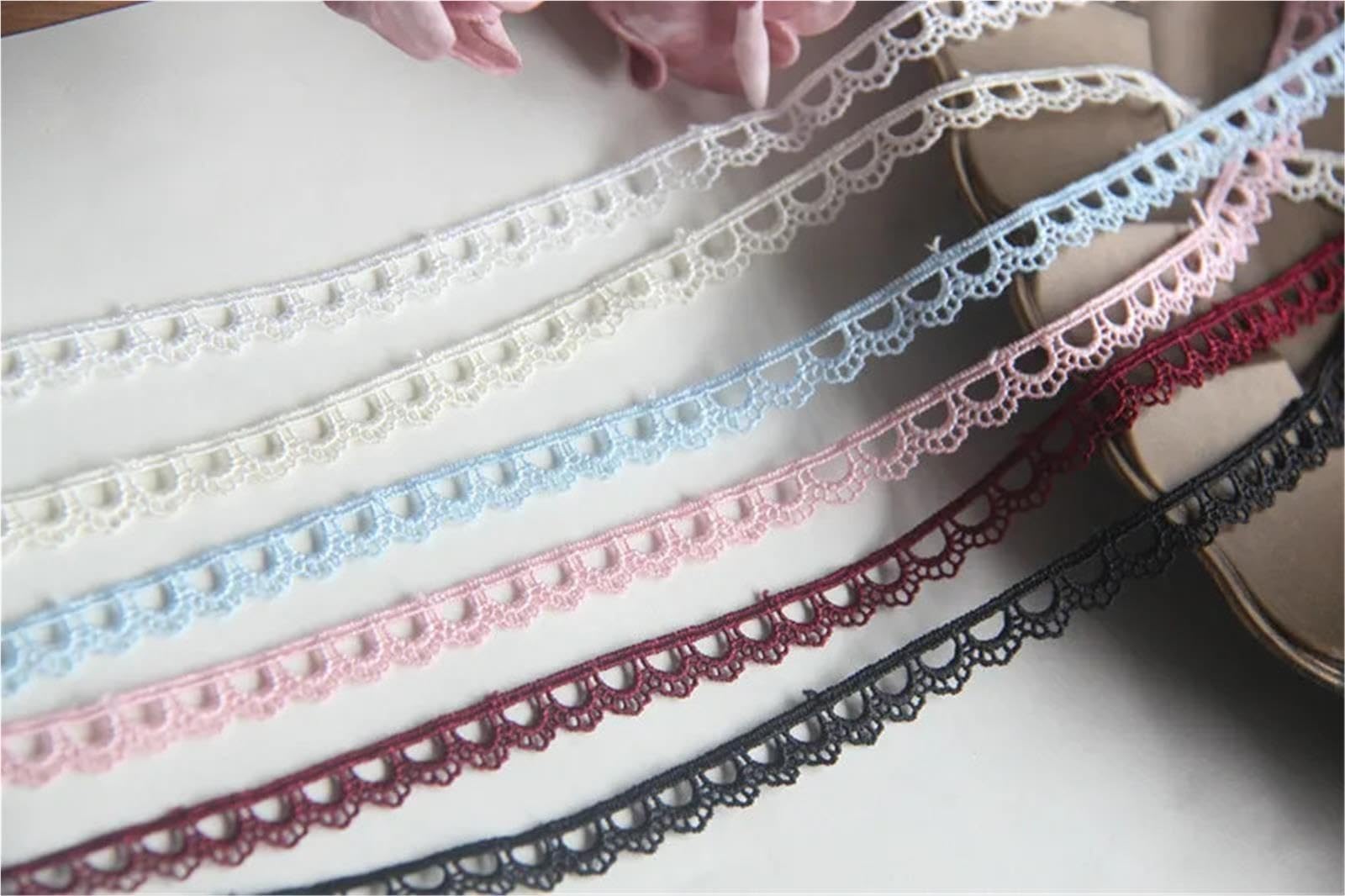Bordure En Dentelle Brodée Garniture en dentelle de 5/10/20 mètres