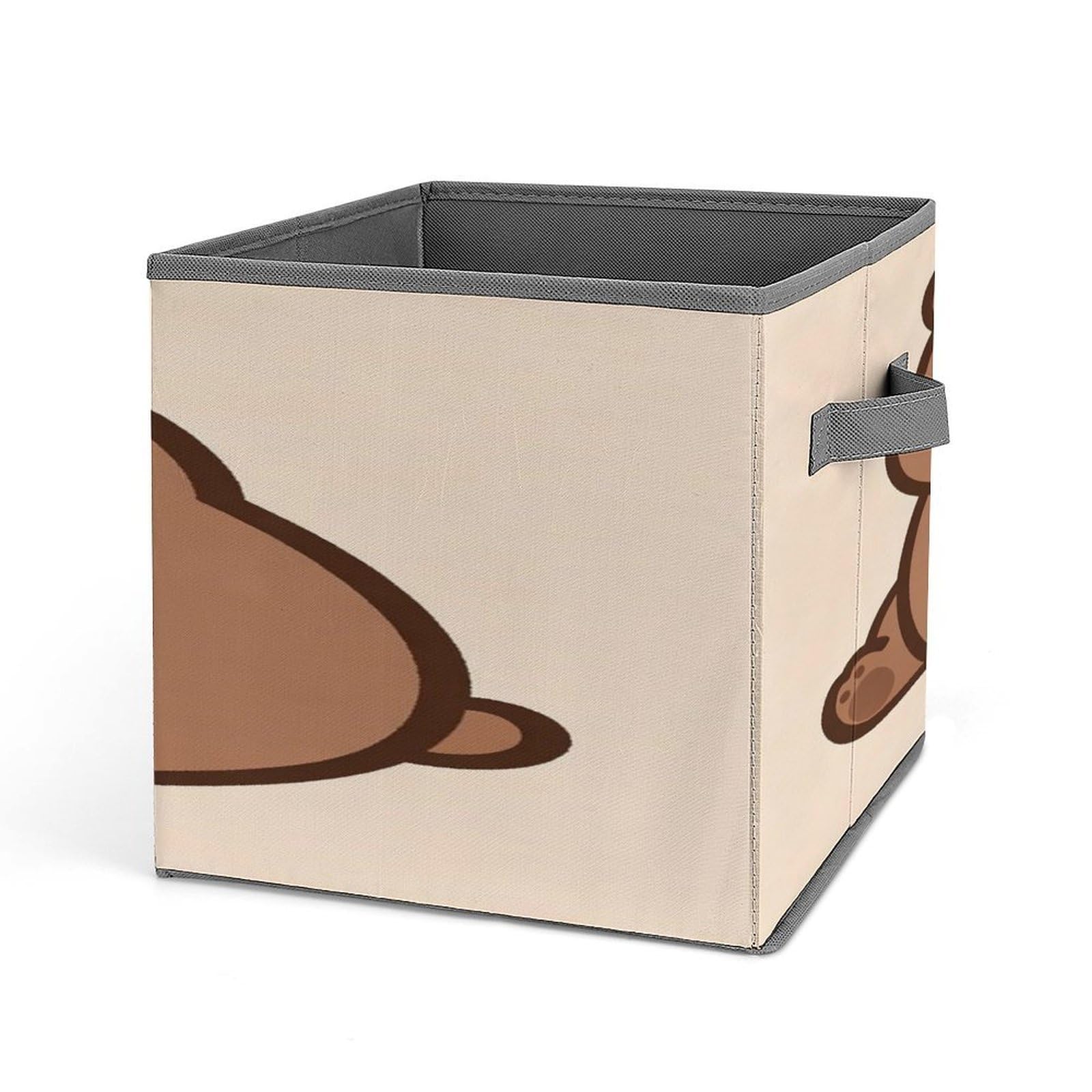 Fekiloot Style Cute Little Bear Storage Bins Storage Baskets