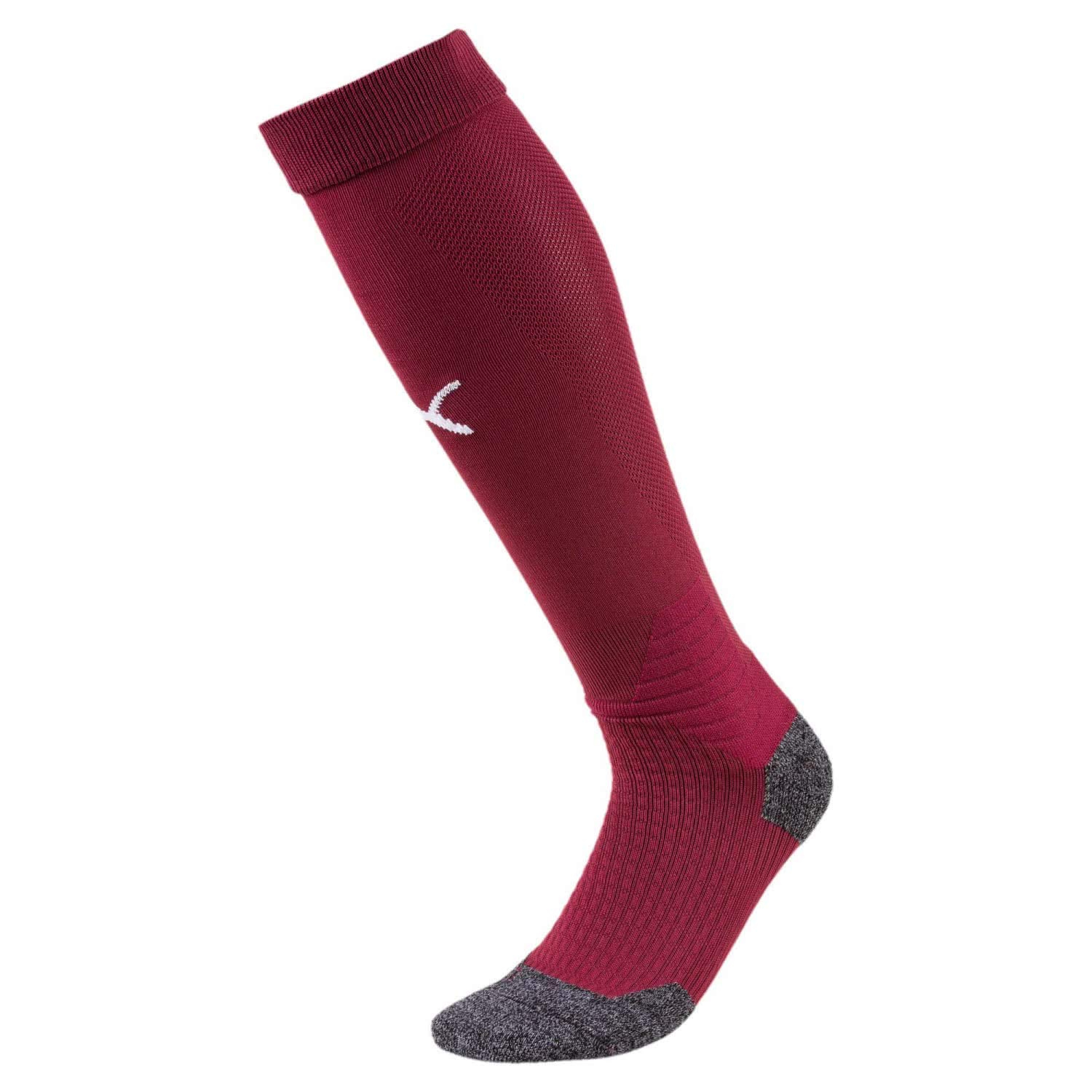 Puma LIGA Socks, Unisex Socks, Red (Cordovan/Puma White), 12-2 UK (Manufcturer Size -1)