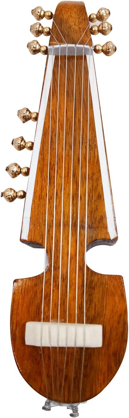 Wooden Decorative/Collectible Item Rubab [Brown], Decorative Magnetic Miniature for Refrigerator/Locker/Boards, Collectible Miniature for Home Décor/Offices, 6.5 INCHES