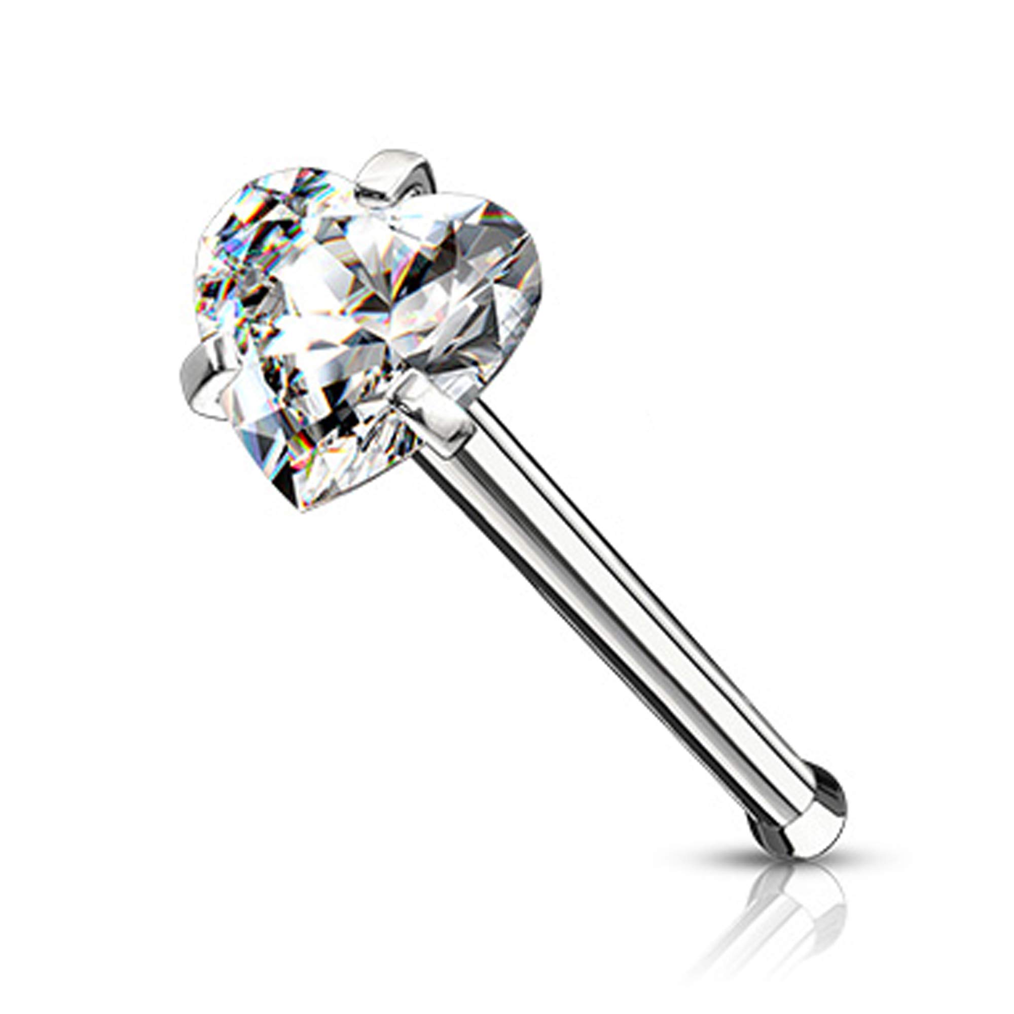 See full amazon price history chart for Via Mazzini 316L Stainless Steel No-Tarnish No-Rusting Nose Stud For Women And Girls (NR0156) (Heart) Via Mazzini 316L Stainless Steel No-Tarnish No-Rusting Nose Stud For Women And Girls (NR0156) (Heart) (B08X78HSFK) Amazon Price History, Amazon Price Tracker