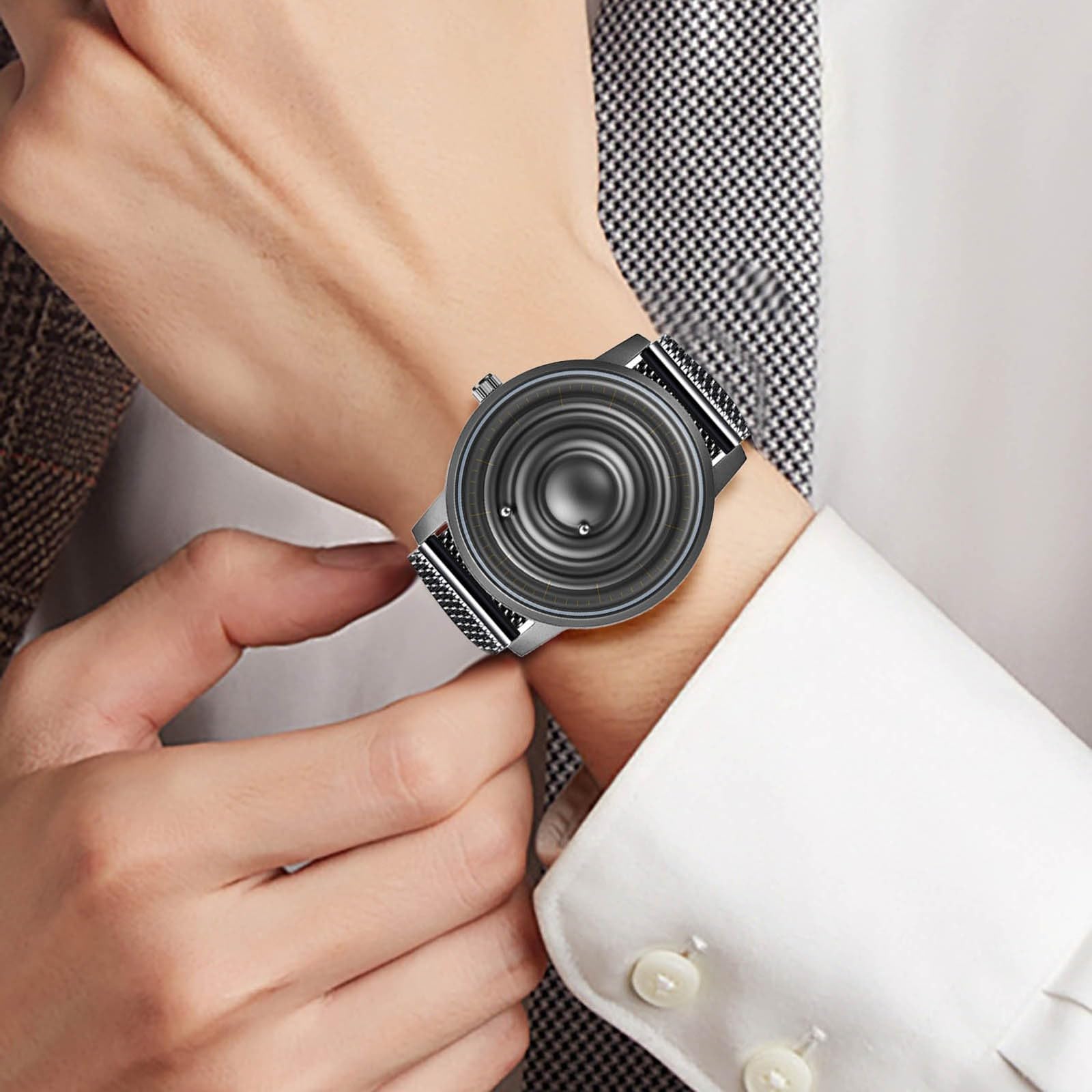 Orologi da uomo Tech Watch design unisex tendenza galleggiante