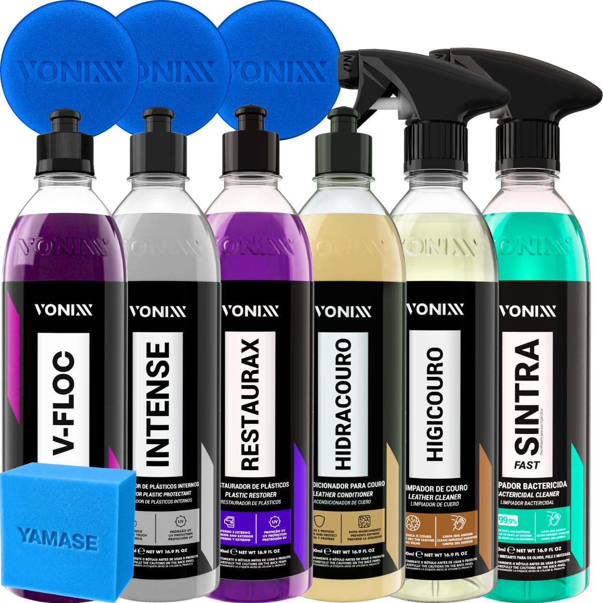 Kit Lavagem e Revitalização Automotiva Sintra Fast Restaurax V