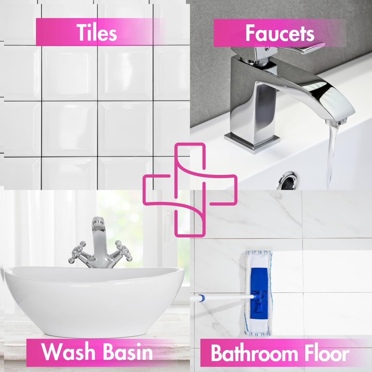 K'TRiQ K-9 Bathroom Cleaner - 1L | Advanced Thicker Formulation | 10X Better Germ Protection | Kills 99.9% Germs | Removes Toughtest Stains | Limescale Remover Suitable for Tap, Shower, Sink 2