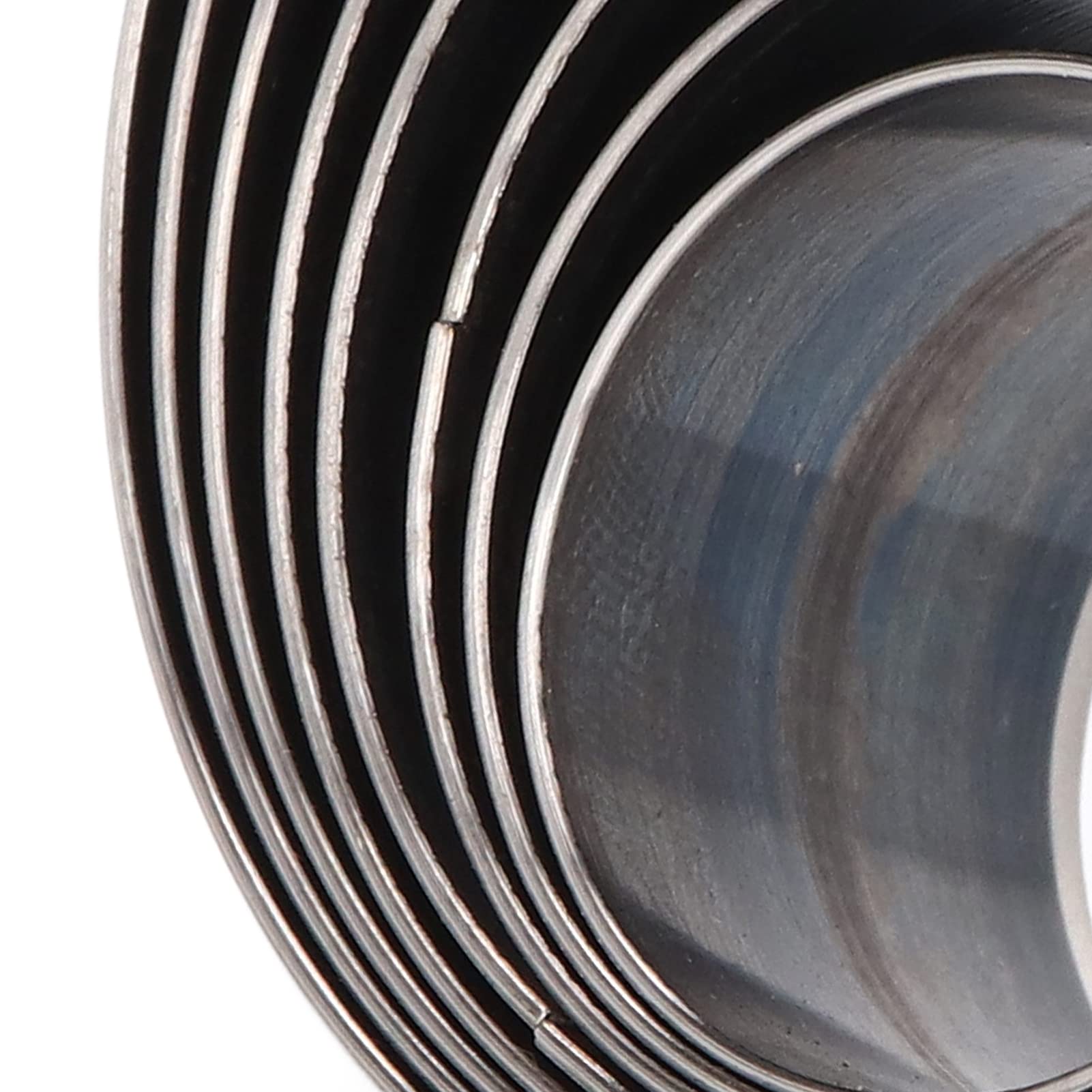 8 Pezzi di Punzonatura in Pelle Rotondi, 25-60 Mm di Taglio Rotondo Stampo Punzonatura Forniture per la Lavorazione della Pelle