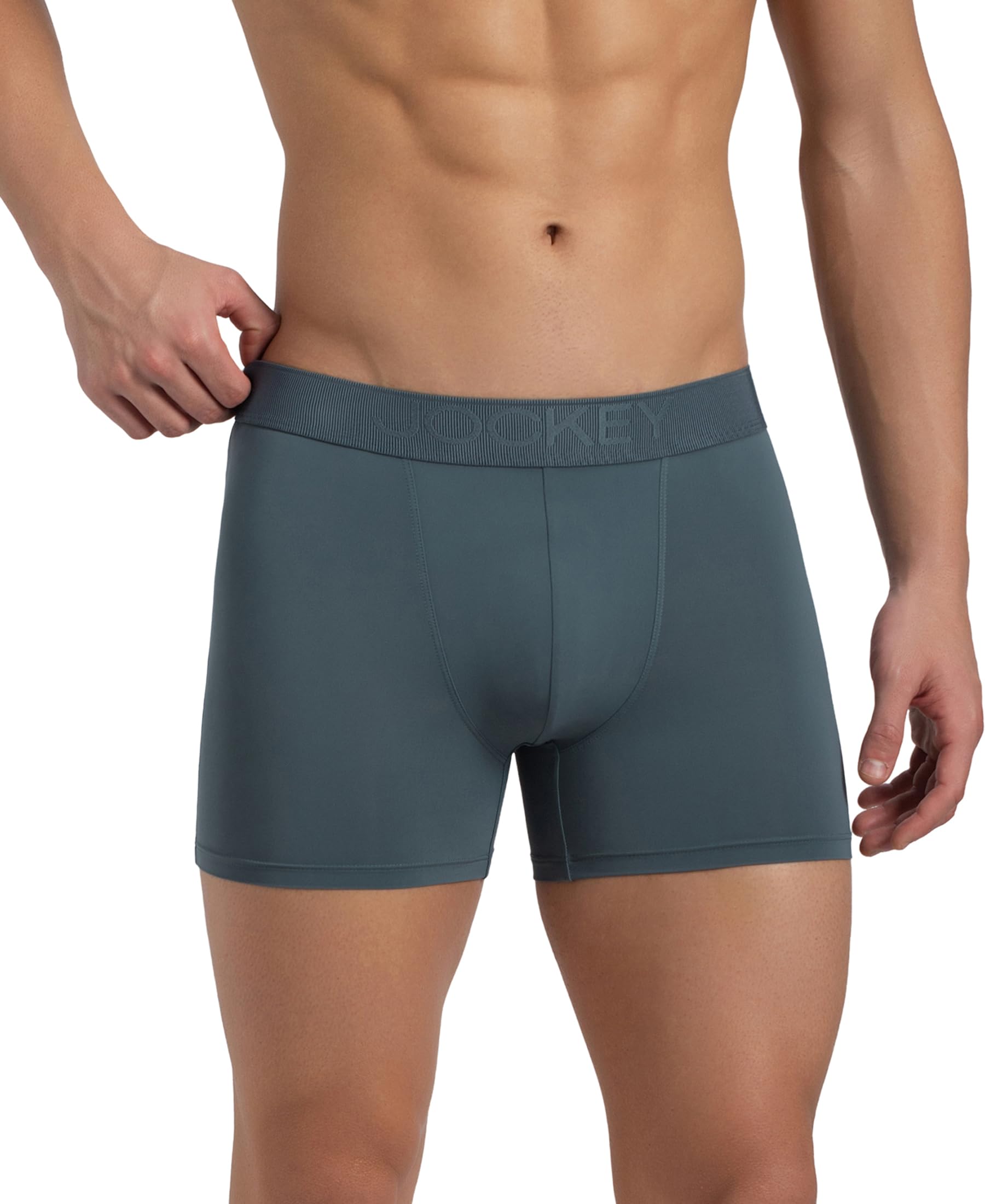 men's microfiber modern solid trunks