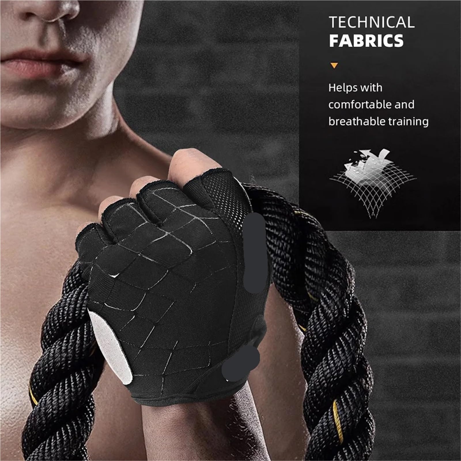 Guanti da allenamento for uomini e donne for sollevamento pesi palestra leggeri for Ciclismo Pull Up per Outdoor