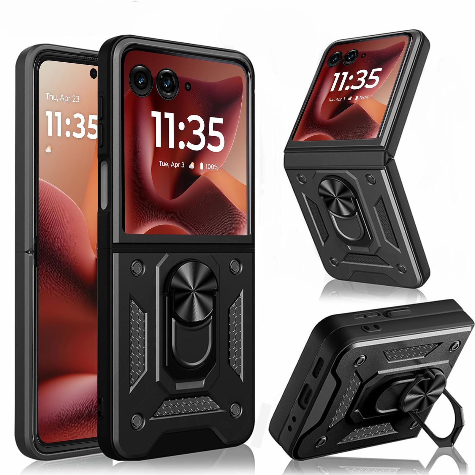 RAZR 60 ultra国内SIMフリー、専用click's case セット Amazon.co.jp: For Motorola Razr 60 Ultra ケース リング付き