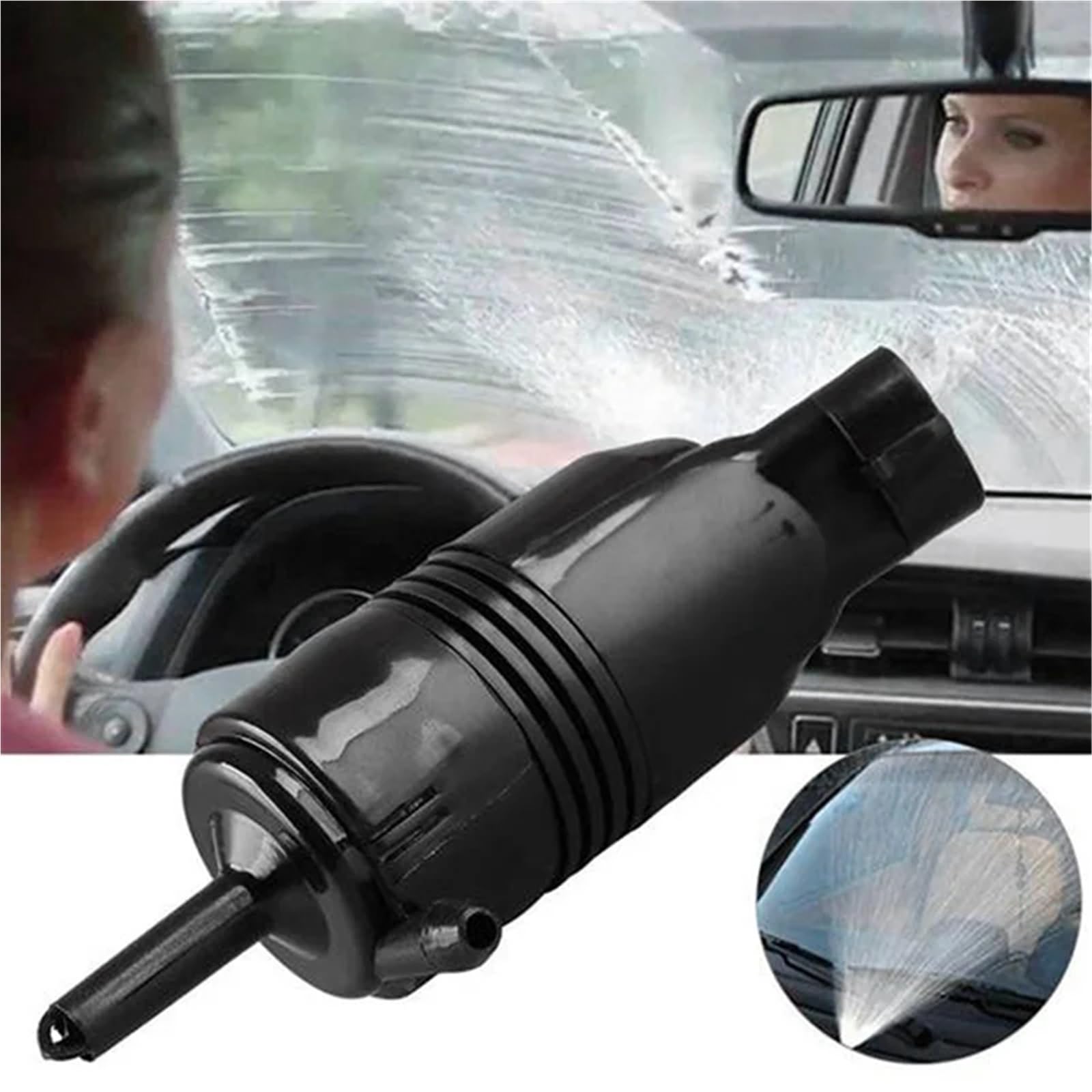 válvula limpiaparabrisas 5 bombas de agua para limpiaparabrisas de coche, compatibles con Buick compatibles con Isuzu (89001122, 22127652, 22127653, 89025062, AM-60774157).