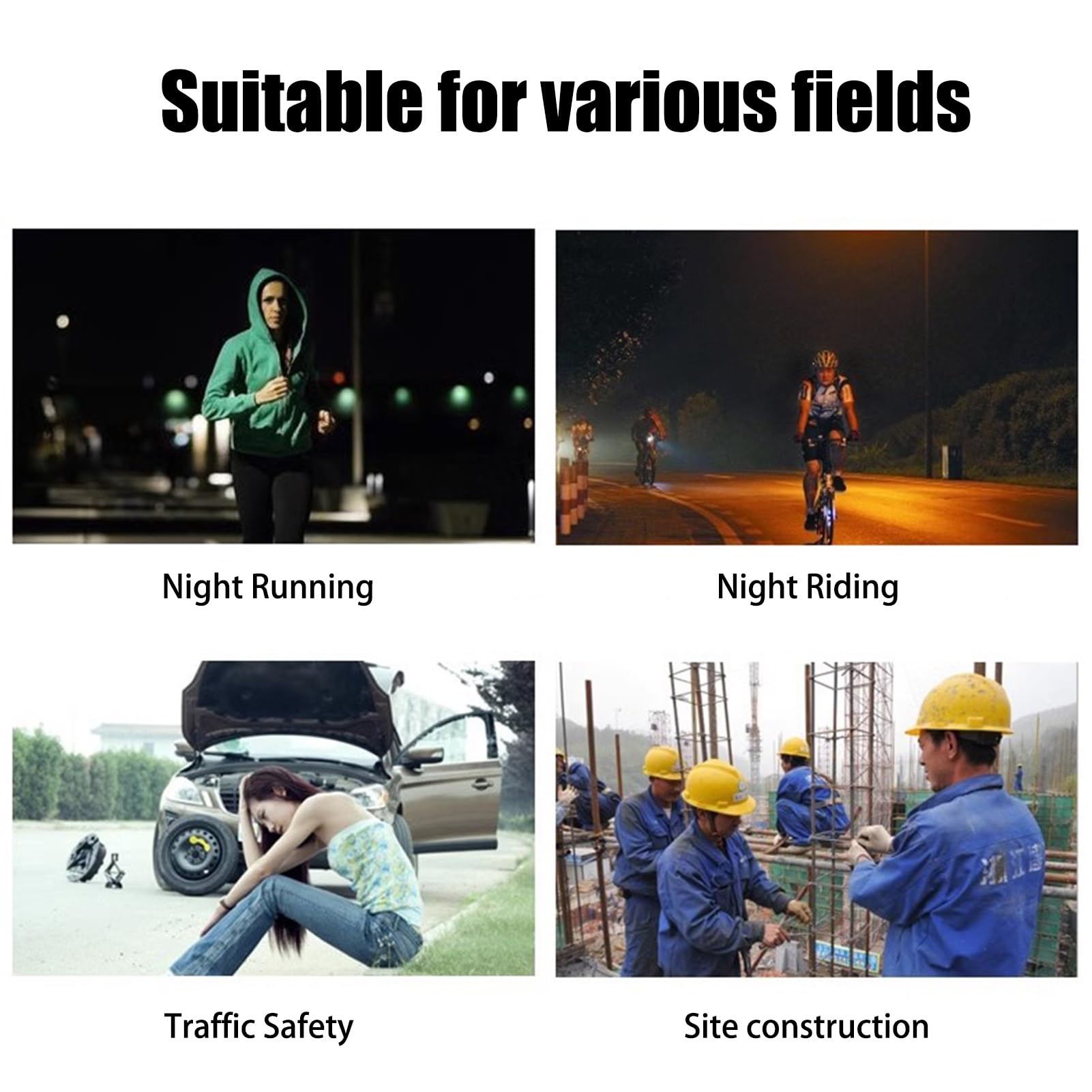 Gilet di sicurezza Gilet di sicurezza regolabile ad alta visibilità, gilet di sicurezza, per ciclismo notturno, escursionismo, jogging, passeggiate con il cane ( Color : Chartreuse , Size : 20pcs )