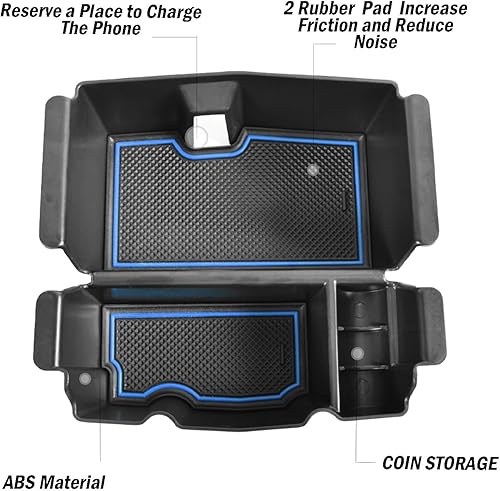 Miniatura 2 de TACOBRO Organizador de consola central compatible con accesorios Jeep Wrangler JL y JLU 2018-2023 2024 2025, Gladiator JT Truck 2020 2021 2022-2025