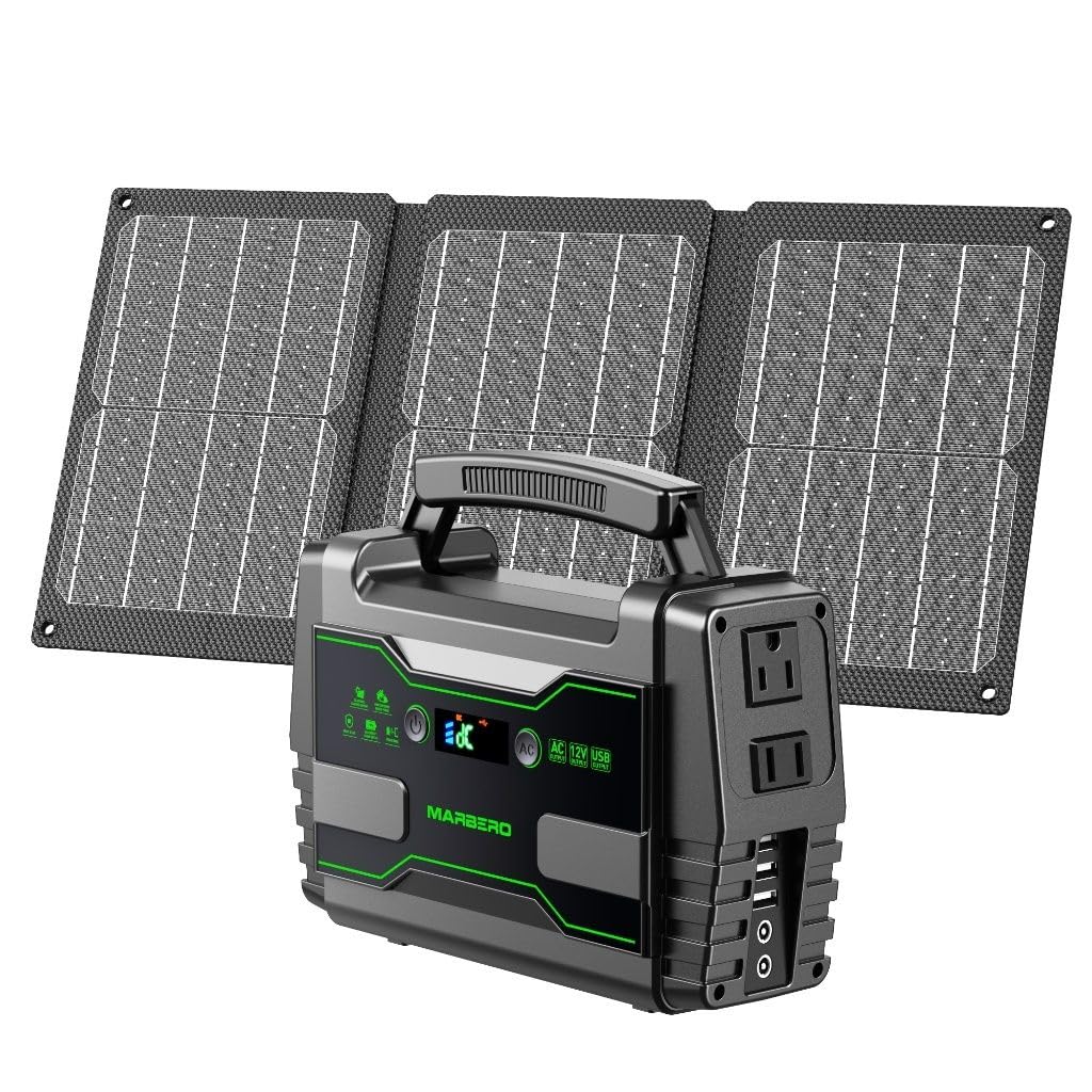 Best Solar Generators for Ice Fishing 6 MARBERO 155Wh