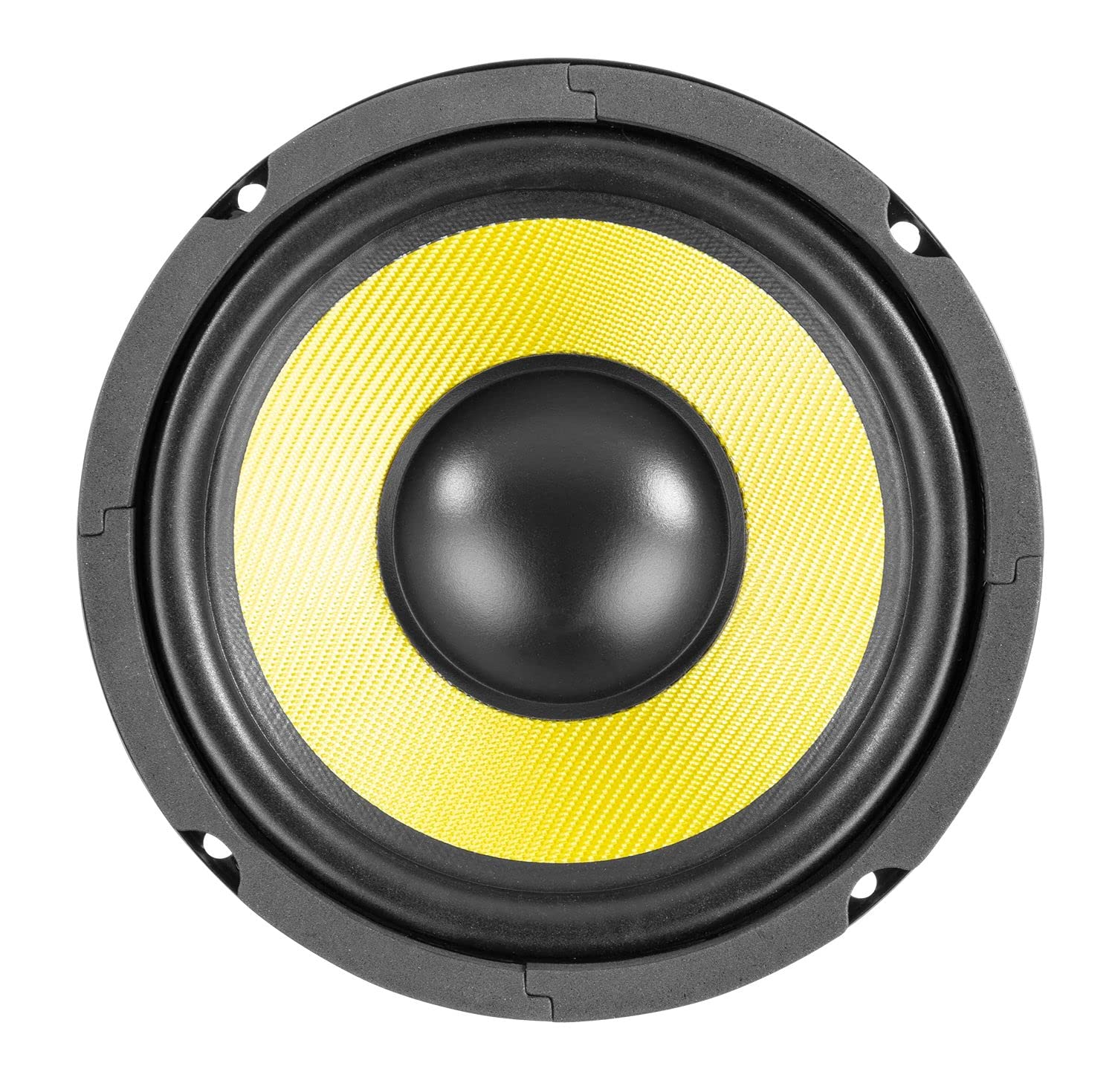 FENTON WK16 - Altavoz de Graves Fabricado con Cono de Kevlar de 6,5", 250 vatios de Potencia, Bobina ventilada Resistente al Calor, suspensión de Goma, diafragma de Fibra sintética Resistente