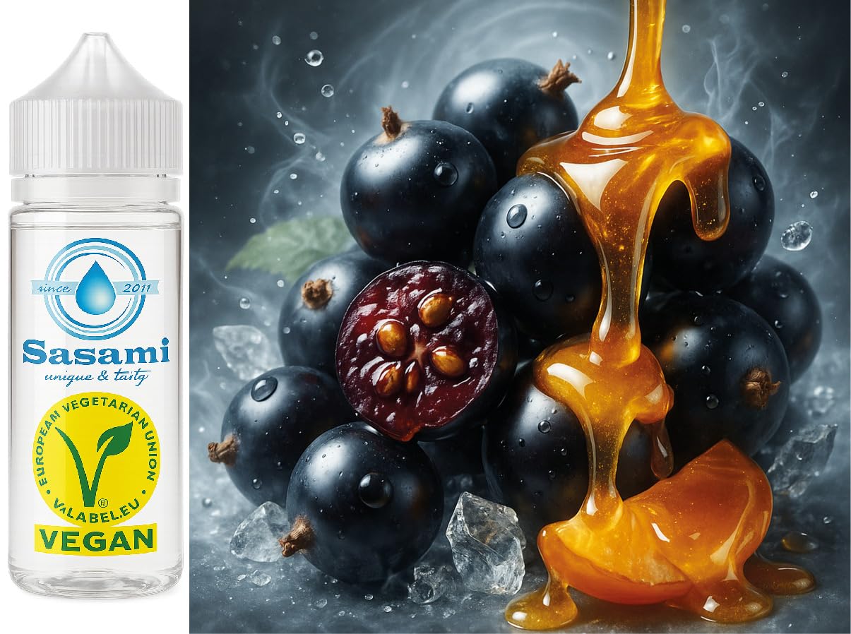 Dark Halo - ribes nero miele ghiaccio aroma concentrato - vegano - Sasami - 100ml