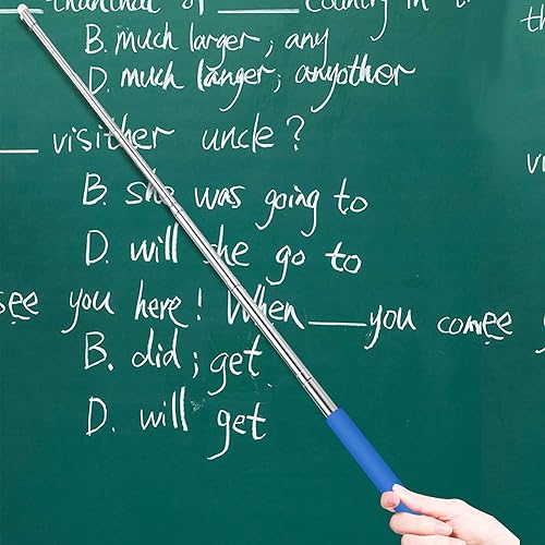 Miniatura 7 de Virtue morals Puntero telescópico para profesores, 6 unidades, puntero retráctil, puntero para profesores, entrenadores, presentadores, aula, se
