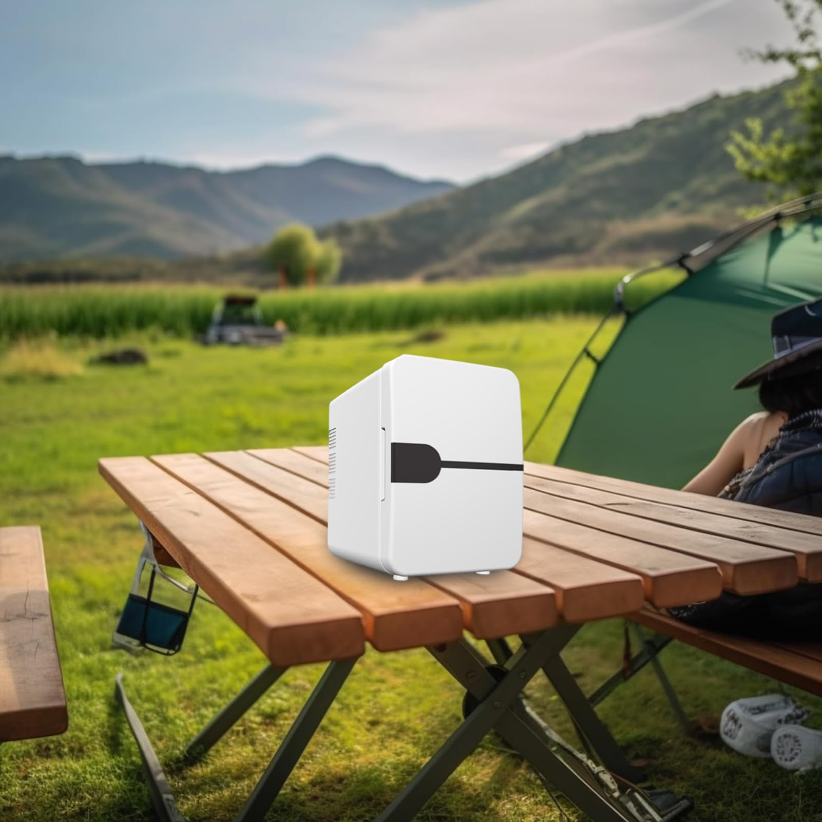 Generico Frigo Portatile Per Auto - Congelatore Elettrico Da 6 Litri
