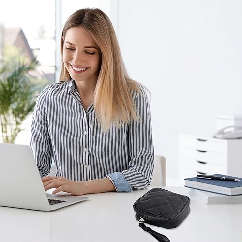 Miniatura 7 de Bolsa de almacenamiento de servilletas sanitarias, bolsa de período, bolsa de período, almohadilla menstrual femenina, organizador de tampones,