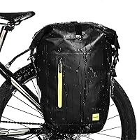 Vista 1 de Rhinowalk Bolsa de alforja para bicicleta impermeable Bolsa de bicicleta de 23L para portaequipajes de carga de bicicleta Bolsa de sillín Bolsa