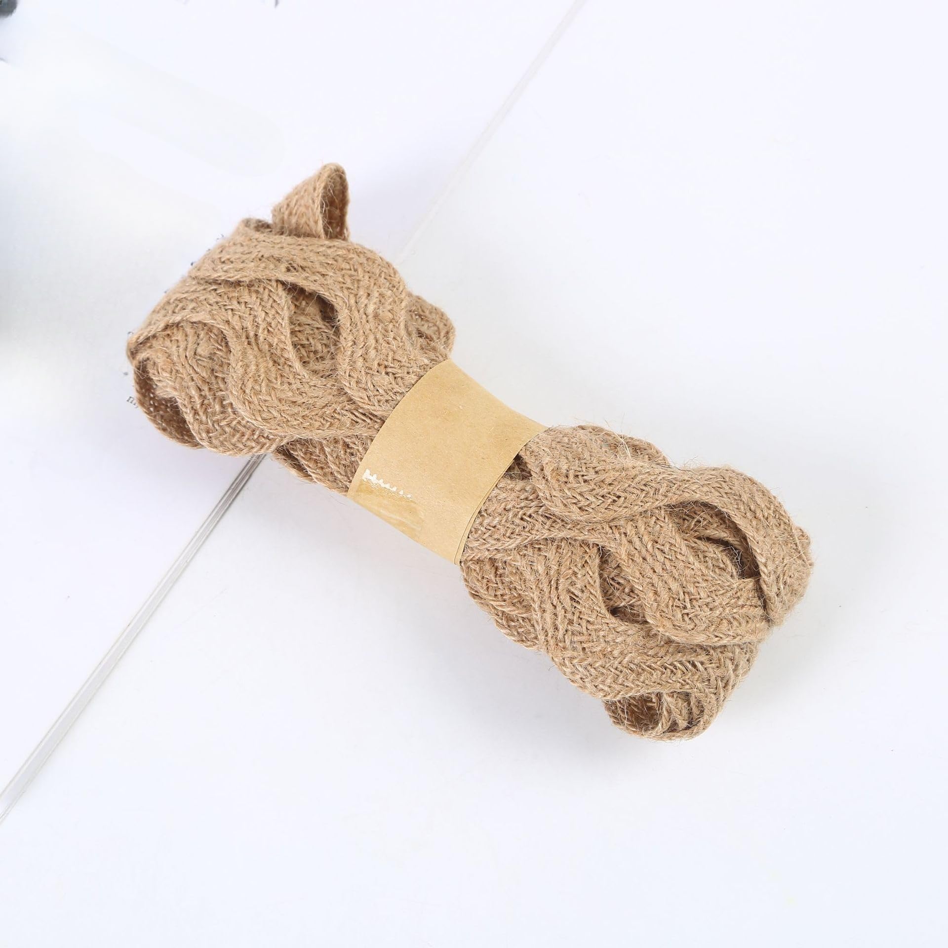 30/60 Metri di Larghezza 0,5-1,5 cm Onda Nastro da Regalo di Iuta Tessuto Rotolo di Nastro di Iuta Nastro Largo di Iuta per Decorazioni rustiche Confezioni Regalo